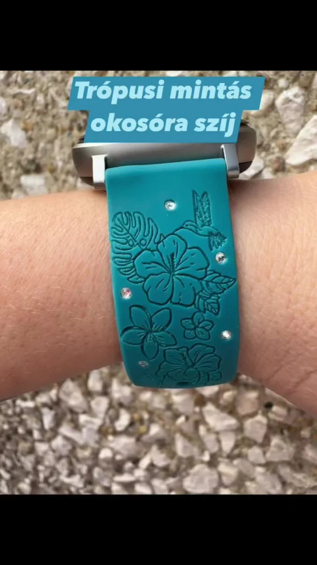 Érezd a nyár szelét egyedi, trópusi mintás szíjunkkal 🌺  #bandboxbp #okosóra #okosóraszíj #applewatch #androidwear #AndroidWear #trópusivirág #virág